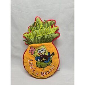 Spongebob Squarepants Paramount Parks Life's a Beach! Pineapple Plush VTG